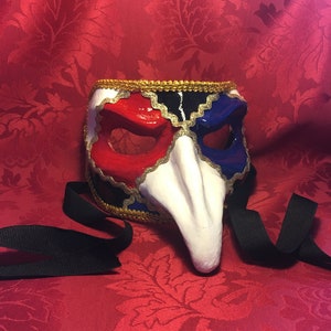 Pulcinella Mask Original Venetian Handmade