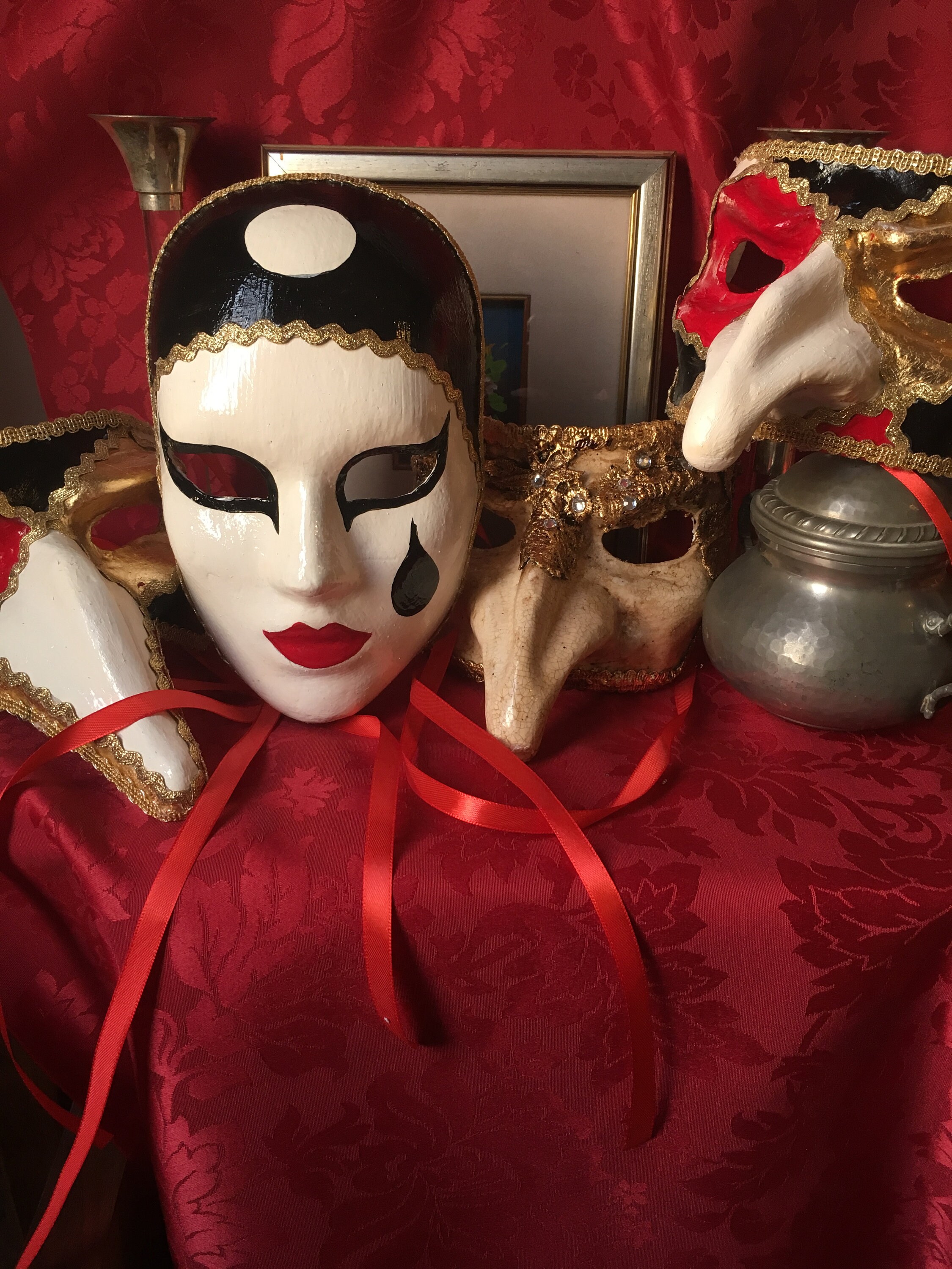 Handmade &Theatre Masks Unique Original Made In Etsy