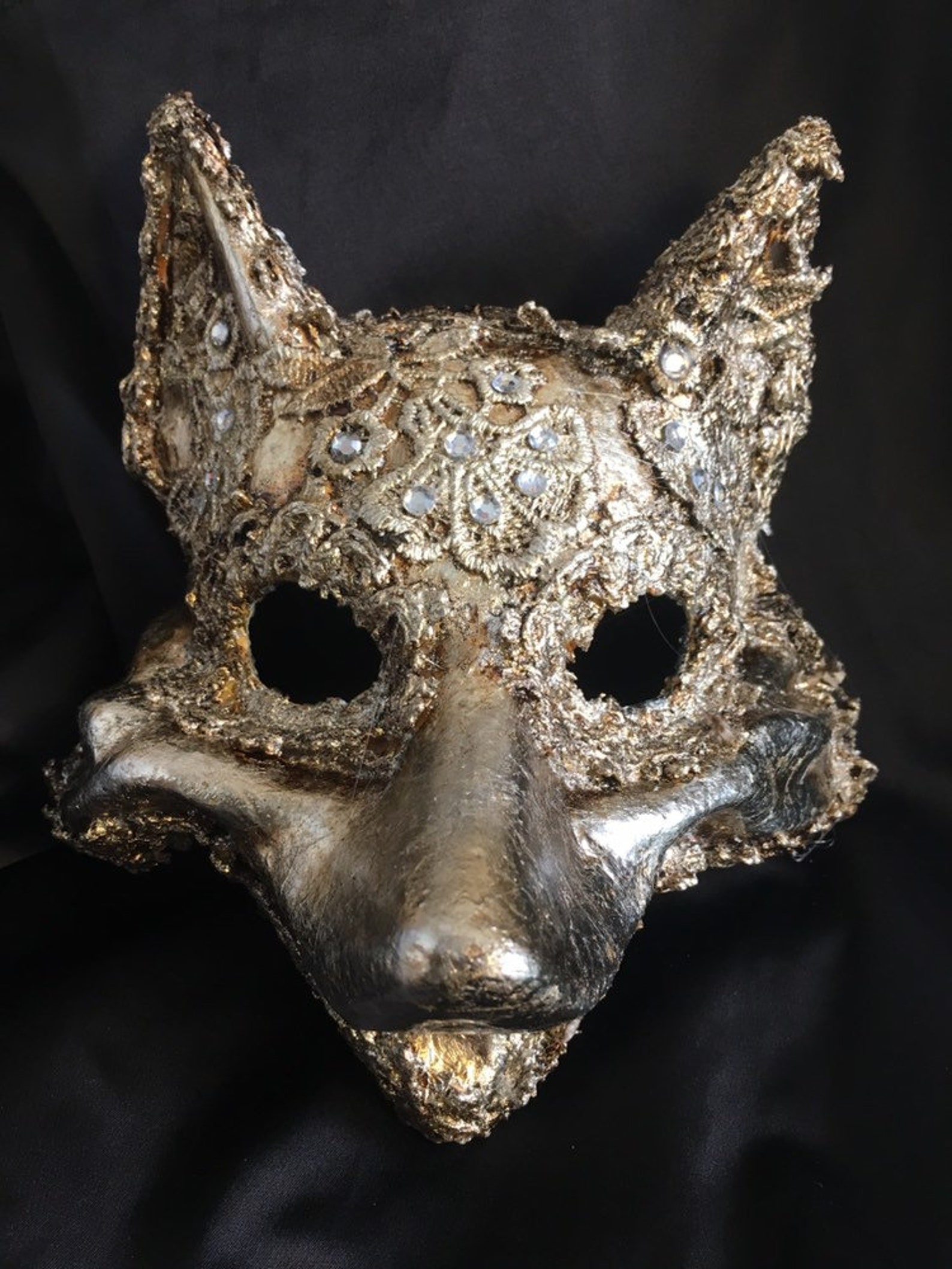 Fox Mask Hand Made Mask. Original and Unique piece Etsy