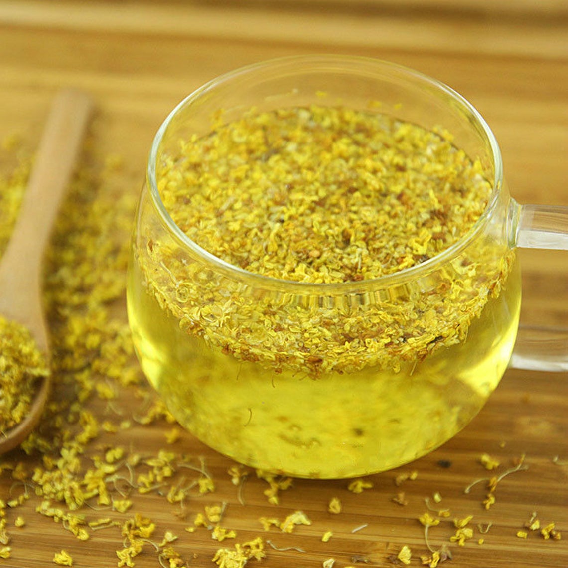 Golden Osmanthus Fragrans Flower Tea Sweet Olive Herbal Tea Etsy