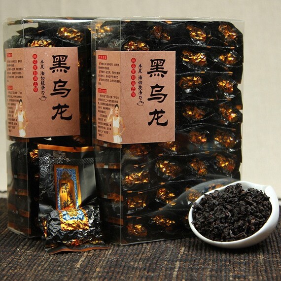 Fat Burning Black Oolong Tea Oil Cut Black Oolong Tea Etsy