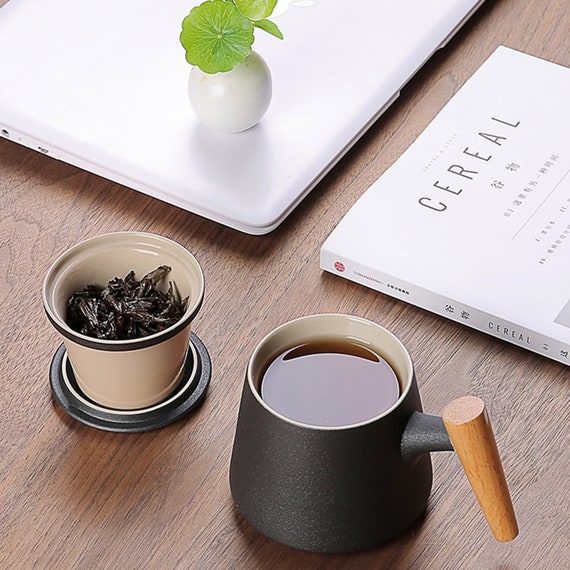 Built-In Infuser Mugs : travel tea mug