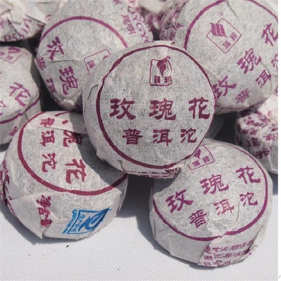 Rose Puerh Tea Mini Tuocha Yunnan Shu Puer Black Tea Chinese Etsy Rose Puerh Tea Mini Tuocha Yunnan Shu Puer Black Tea Chinese Etsy