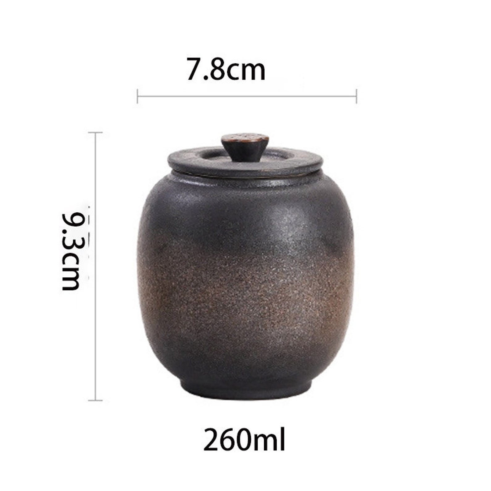 Oriarm Pottery Tea Canister Loose Leaf Tea Jars Ceramic Tea Etsy