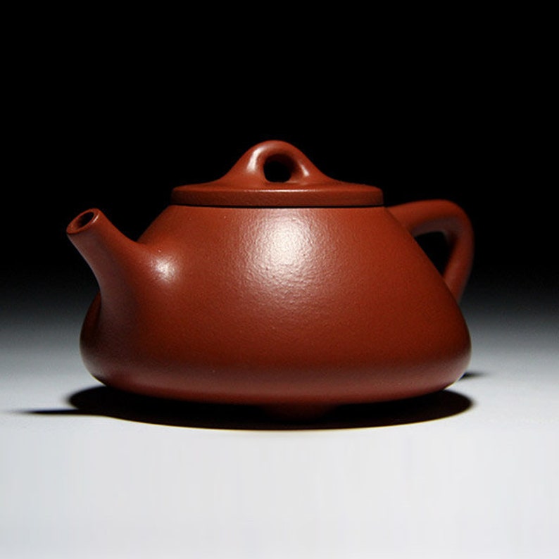 Yixing Zisha Clay Chinese Teapot Yixing Xishi Flat Teapot Etsy