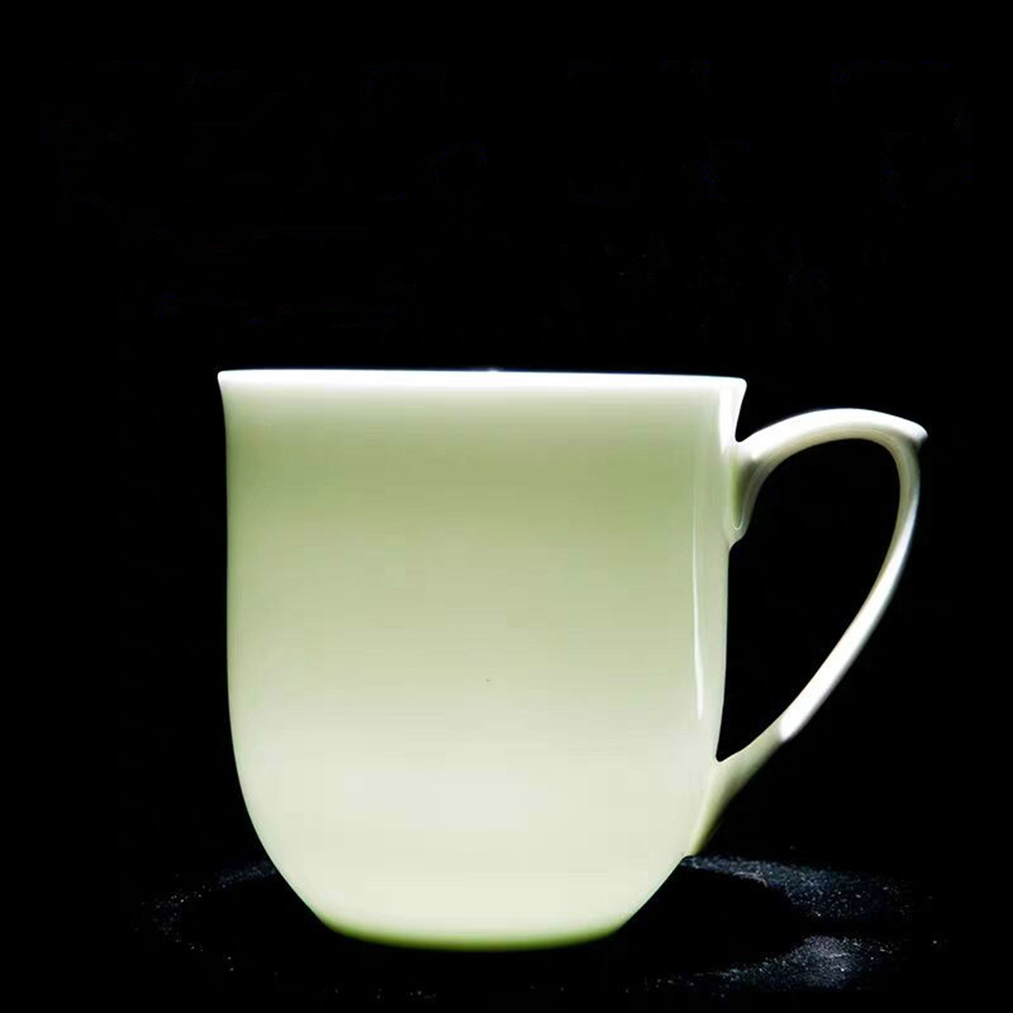 Chinese Tea Mug Ceramic Bone China Tea Mug With Lid Etsy