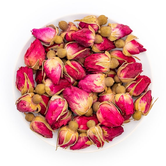 Boccioli di tè ai fiori di rosa cinese erba secca, tisana pingyin rose,  regalo per gli amanti del buon tè -  Italia