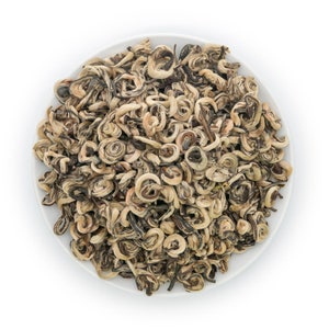 Oriarm 2024 Snail Jasmine Green Tea Loose Leaf, Chinese Fujian Green Jasmine Tea Yu Luo