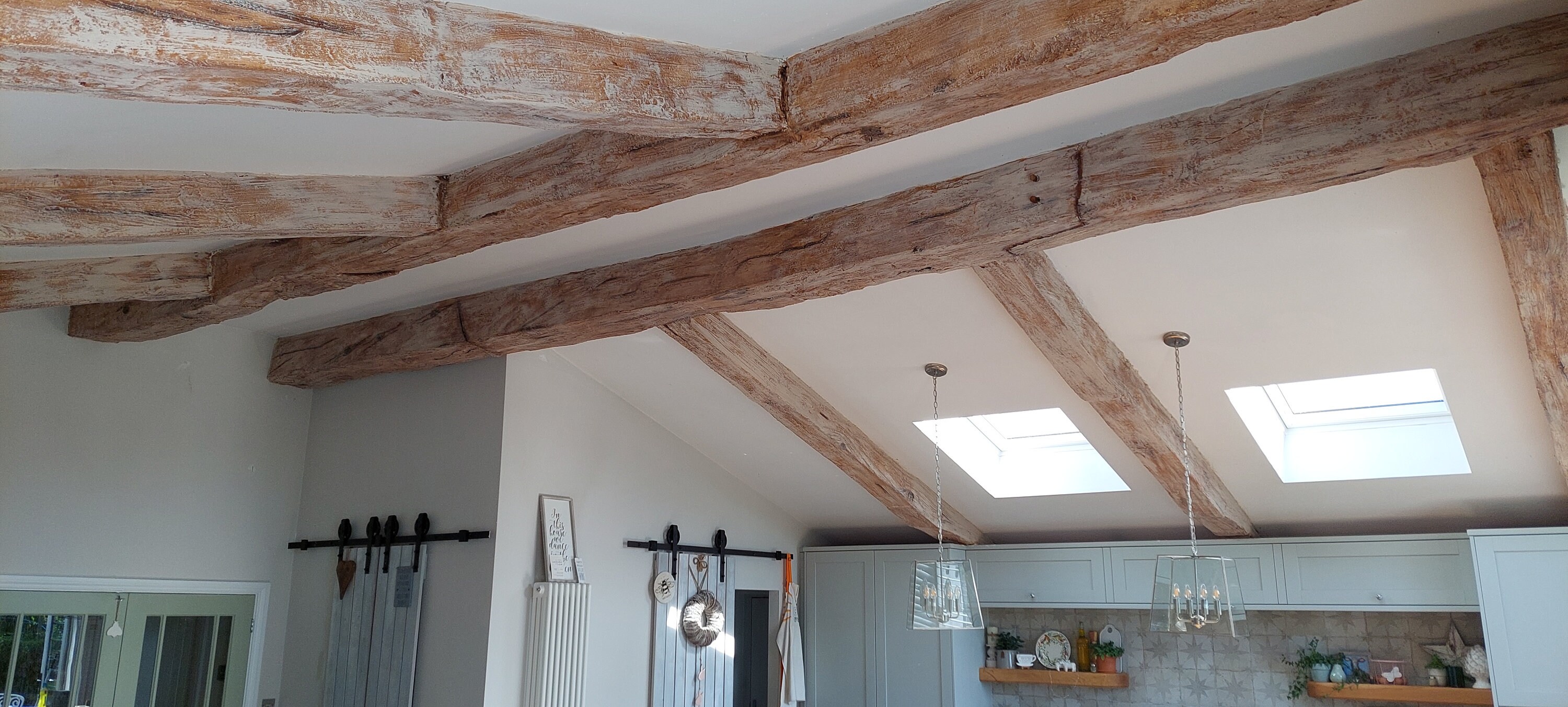 False Oak Beams .RSJ Covers . Hand Made beamfx fauxoakbeammakers ...