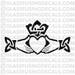 Claddagh Glass Fusing Decal for Glass or Ceramics