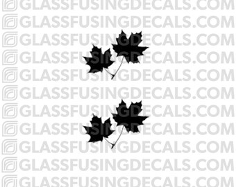 Mini Maples Glass Fusing Decal for Glass or Ceramics