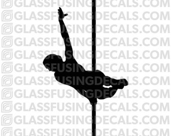 Aerials - Pole Dance 2 Glass Fusing Decal for Glass or Ceramics