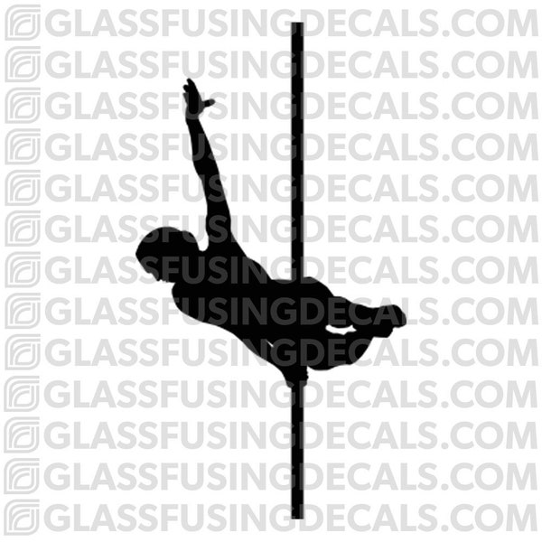 Aerials - Pole Dance 2 Glass Fusing Decal for Glass or Ceramics