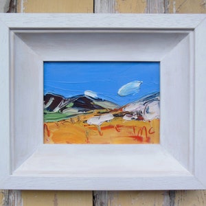 Blue Sky III Rannerdale original oil on canvas painting image 2