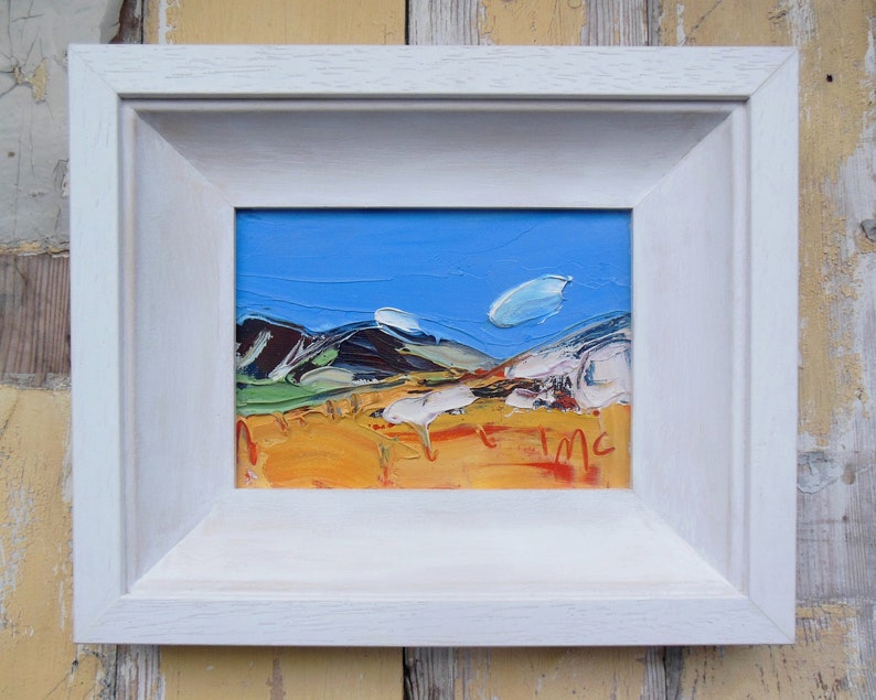 Blue Sky III Rannerdale original oil on canvas painting image 2