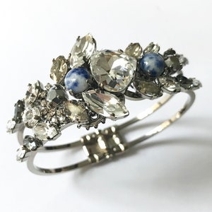 Swarovski crystal bracelet, Crystal cuff, Crystal Bracelet, Statement jewelry