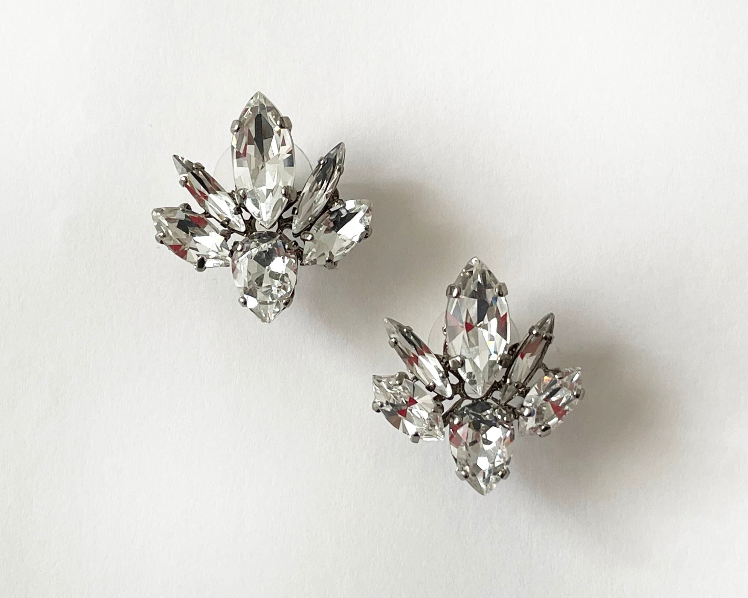 Boucles D'oreilles Pendantes En Argent 925, Céramique Et Zirconium - Femme - Neuf Avec étiquettes