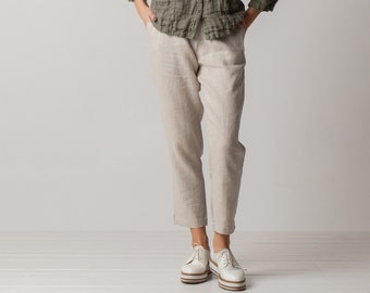 Linen Pants / Linen Trousers / Linen Pants for Women / Loose Pants