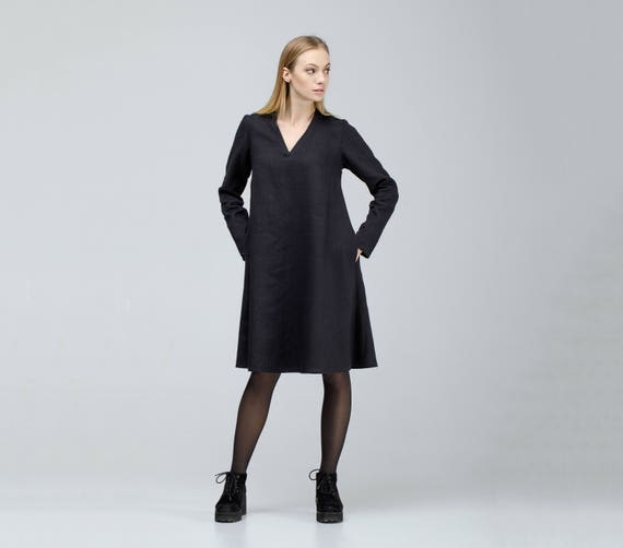 long sleeve bell dress