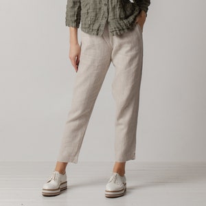 Linen Pants / Linen Trousers / Linen Pants for Women / Loose Pants image 2