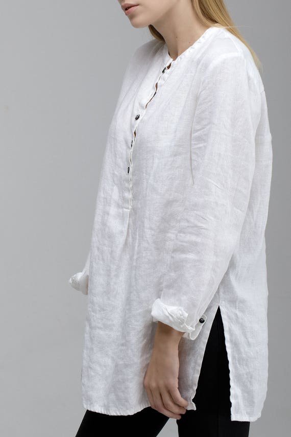 Loose Linen Shirt / White Women Shirt / Oversized Shirt / Oversized White Linen Top / Linen Tunic Top for Women / Soft Washed Linen Shirt - Etsy Loose Linen Shirt / White Women Shirt / Oversized Shirt / Oversized White Linen Top / Linen Tunic Top for Women / Soft Washed Linen Shirt - Etsy