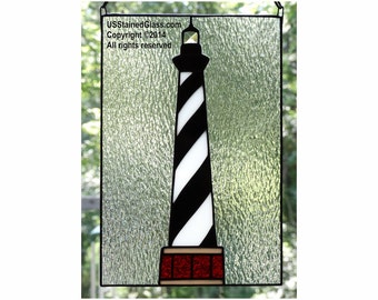 Panneau de vitrail du phare du cap Hatteras