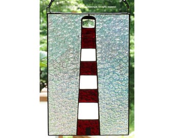 Panneau de vitrail Phare d'Assateague