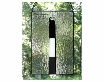 Panneau de vitrail phare d'Oak Island