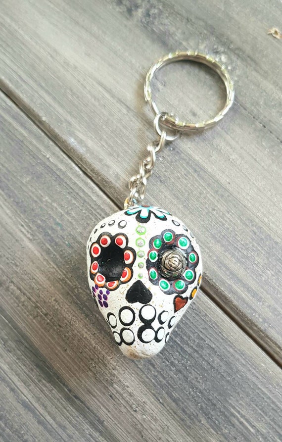 Day of the dead keyring best sale