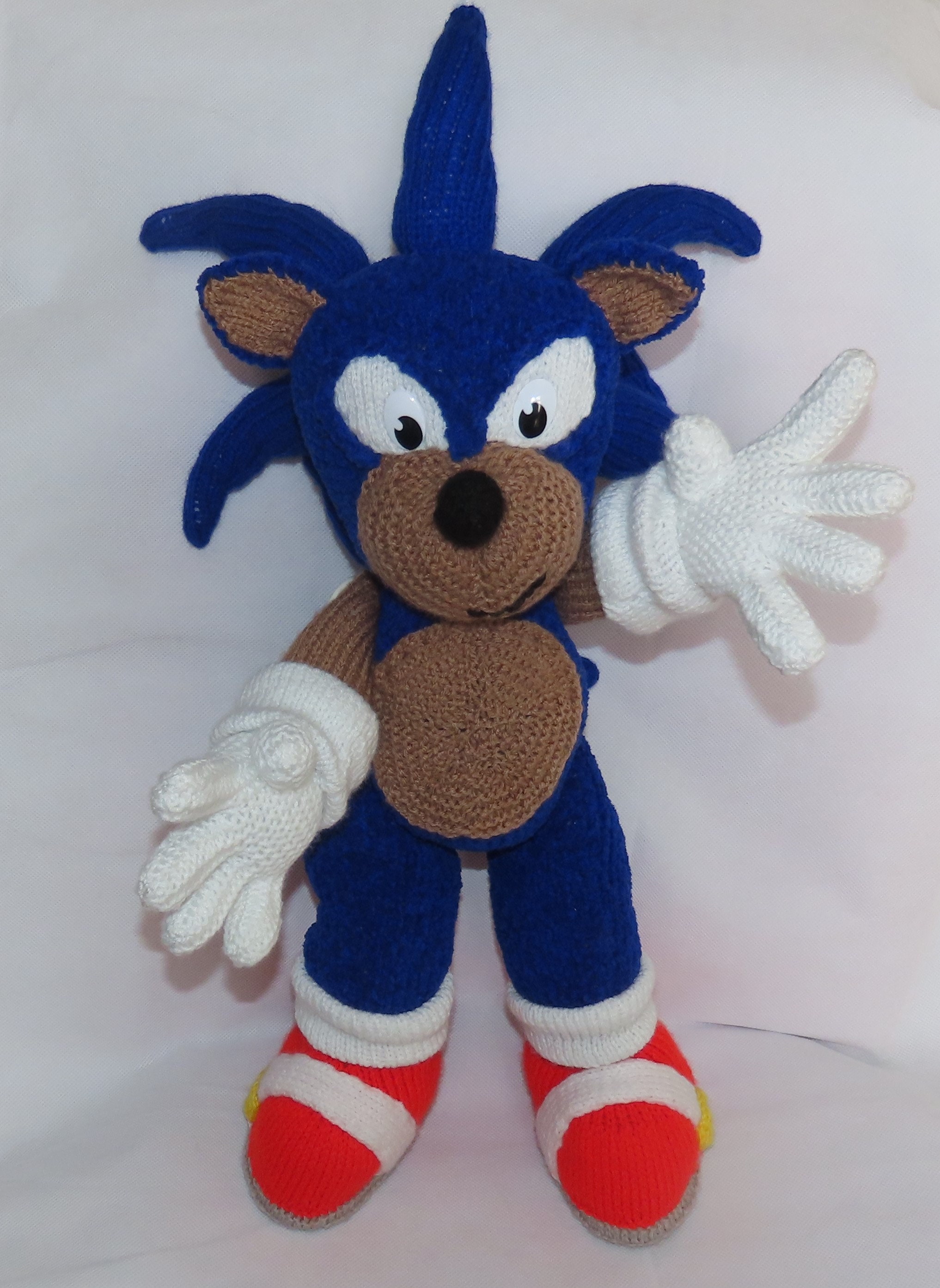 Sonic the Hedgehog Knitting Pattern Etsy UK