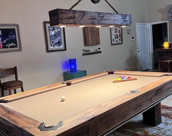 Pool Table, Kitchen Island Light / LED Recessed Lights, 4’ & 5’