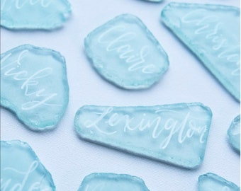 Beach Place Cards Etsy