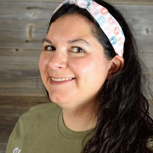 Top Knot Headband - Mystical Rose