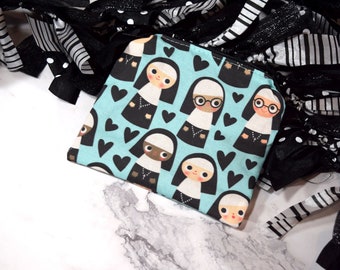 Small Zipper Rosary Pouch - Nuns