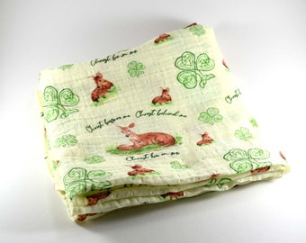 catholic swaddle blanket