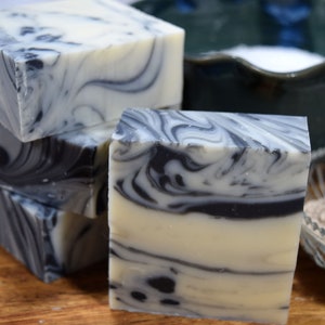 Saint Alexander Tea Tree Activated Charcoal Cold Process Soap image 5