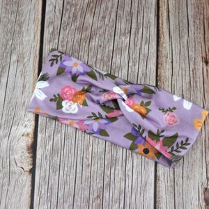 BABY SIZED Advent Floral Twist Headband