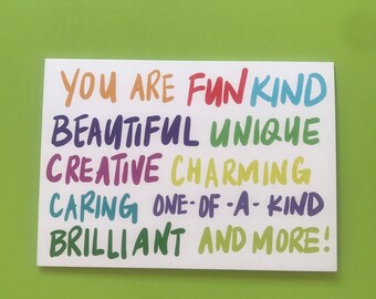 Encouragement Card - You are Fun...and More