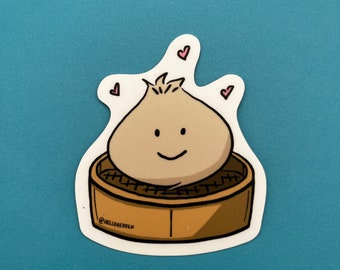 Fun, cute stickers - bao - zebra - egg roll - rolls - smile