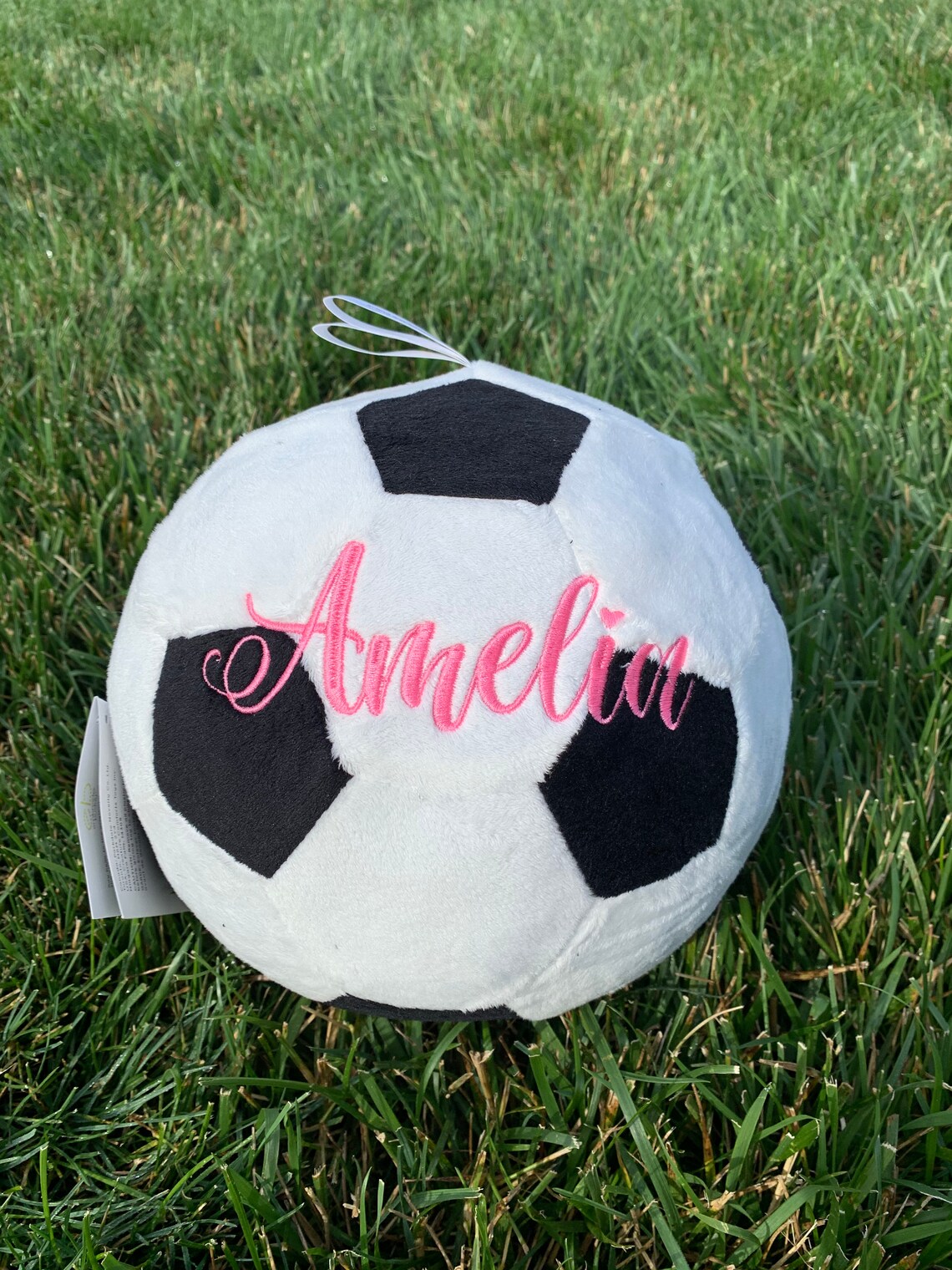 Personalized / Embroidered Plush Sports Ball Soccer Ball Etsy
