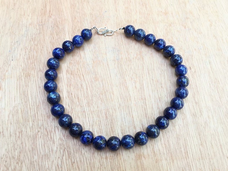 Blue Lapis Necklace Lapis Jewelry Gemstone necklace Lapis | Etsy