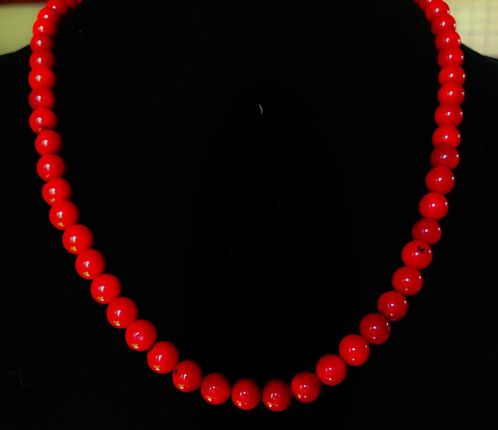 Red Coral Necklace. Natural Coral Necklace. Natural Beads Etsy