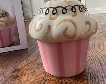 Vintage World Market Cupcake Cookie Jar - Etsy