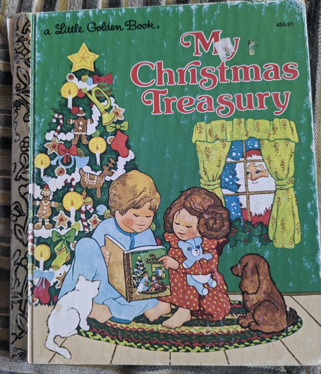Vintage Little Golden Book My Christmas Treasury 1976 Etsy