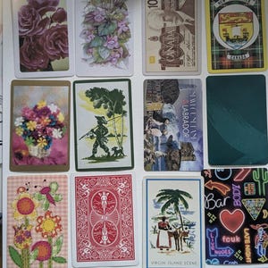 12 joker playing cards - vintage & newer!