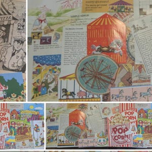 One of a kind! Carnival & Amusement park ephemera pack.