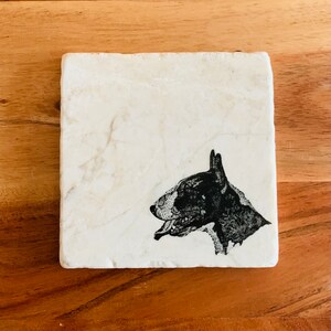 English Bull Terrier Coasters ~ Bull Terrier Dog ~ Bull Terrier Gifts ~ Housewarming Gift~ Pet Coasters ~ Bull Terrier Gift ~ Bull Terriers