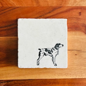 Brittany Spaniel Coasters ~ Brittany Spaniel Mom ~ Housewarming Gift ~ Handmade Gift for Dog Mom ~ Brittany Spaniel Gift ~ Hunting Dog
