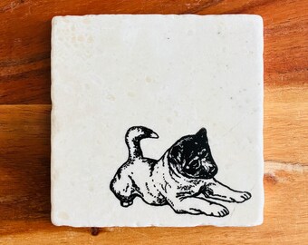 Akita Dog Coasters ~ Akita Dog ~ Akita Dog Mom ~ Housewarming Gift ~ Akita Dog Dad ~ Akita Handmade Gift ~ Akitas ~ Gift for Akita Dog Mom