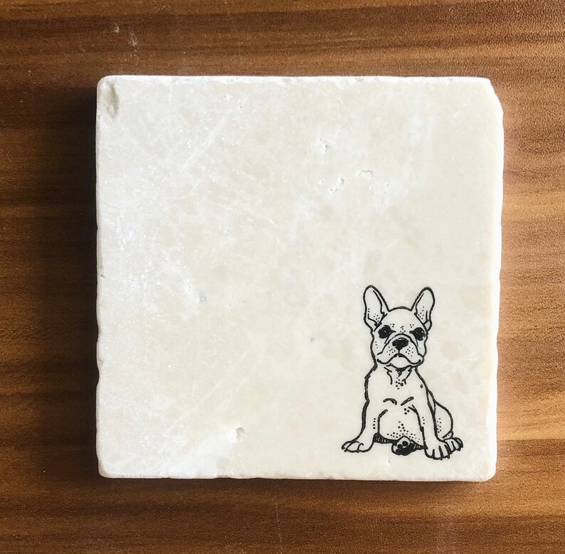 French Bulldog Coasters ~ French Bulldog Lovers ~ Frenchie Dog Mom ~ French Bulldog Gift ~ Housewarming Gift ~ Frenchie Home Decor